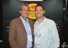 Jon Esformes and Lyle Bagley with Sunripe Certified Brands smile for the camera.